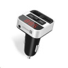 CONNECT IT InCarz Bezdrátový FM transmitter, 2xUSB+3.5mm AUX, stříbná CCC-8800-SL