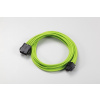PHANTEKS 4+4-Pin EPS12V Extension Cable 50cm - Sleeved Green PH-CB8P_GR