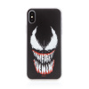 AppleMix Kryt MARVEL pre Apple iPhone X / Xs - Venom - gumový - čierny