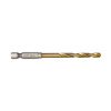 Milwaukee titánový vrták do kovu 5 mm RED HEX HSS-G TiN 48894712
