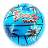 Volejbalová plážová lopta Beach Volley 3farby 21cm - modrá