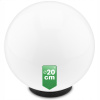 Solárna lampa NNLED, biela, 58 cm, 1 ks. (Vonkajšia záhradná lampa LED SOLÁRNA GUĽA 20 cm BIELA V ZEMNE)