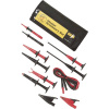 Fluke TLK-225-1 sada bezpečnostných meracích vodičov [lamelový zástrčka 4 mm - lamelový zástrčka 4 mm] 1.50 m čierna, červená 1 ks; 3971234
