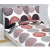 Bellatex Povlečení MIKROFLANEL - Červená Mandala - 140x200, 70x90cm