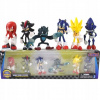 Rozprávková postavička - Figúrka Toy 6 ks ježko Sonic + Box (Rozprávková postavička - Figúrka Toy 6 ks ježko Sonic + Box)
