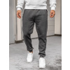 Grafitové pánske teplákové jogger nohavice Bolf JX6205A