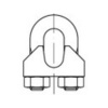 káblová svorka 13 mm M10 ocel glavanizované zinkom TOOLCRAFT 112509 10 ks; 112509