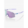 Cyklistické okuliare 100% S3 Polished Translucent Lavender, HiPER Lavender Mirror Lens