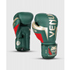 Boxerské rukavice Venum ELITE - Green Velikost: 10oz