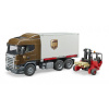 Bruder MAKETA SCANIA UPS FORKLIFT