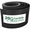Záhradný obrubník plast 100 cm x 20 cm čierny