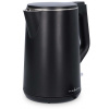 NEDIS rýchlovarná kanvica KAWK361EBK/ objem 1.5 l/ otáčanie o 360°/ spotreba 2200 W/ čierna/ plast