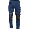 Cerva NEURUM DENIM Nohavice do pása 48, Navy-Čierna