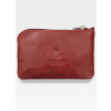 Červené kožené puzdro na kľúče Visconti vodorovné damské etui
