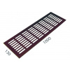 SRL - ALFA vetracia mriežka 130 x 1000 mm BRM - bronz matný (C33) | MP-KOVANIA.sk