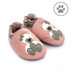 Liliputi Barefoot capáčky Liliputi® - Polar Teddy Paws růžové