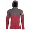 High Point ATOM LADY HOODY JACKET brick red/ iron gate S; Červená softshell bunda