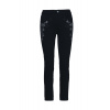 NOHAVICE LA MARTINA WOMAN PANT COTTON STRETCH BLACK