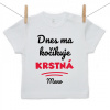 Boodyy Tričko s krátkym rukávom Dnes ma kočíkuje krstná 80 (9-12 mesiacov)