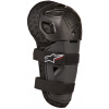 detské chrániče kolien BIONIC KICKSTART, ALPINESTARS (čierna/červená)