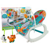 LEAN TOYS Kolíska, hojdačka, sedadlo, stolička na kŕmenie 2 v 1 vibrácie, hudba
