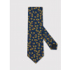 Pánska kravata Navy modrá s kvetmi pako lorente (Pánska kravata Navy modrá s kvetmi pako lorente)