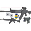 Detská zbraň - SG 553 Rifle na Sniper Guličky + Gun granátového jablka (Detská zbraň - SG 553 Rifle na Sniper Guličky + Gun granátového jablka)