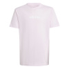 adidas Girls Essentials Linear T-Shirt Pink Linear 7-8 Years