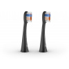Náhradná hlavica k zubnej kefke TrueLife SonicBrush K-series heads Whiten Plus black 2 pack (TLSBK150UVHWTP)