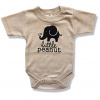 BABY´S WEAR Kojenecké body - krátky rukáv, Sloník veľkosť: 68 (4-6m)