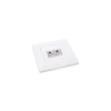Zásuvka Solarix CAT5E STP 2 x RJ45 pod omítku bílá SX9-2-5E-STP-WH
