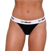 GymBeam 3 PACK dámske bezšvové nohavičky Black