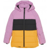 Detská bunda Color Kids Ski Jacket Colorblock Quilt Lilac Chiffon 128