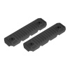 Strike Industries Rail covers with cable management system - Long - Black - 2 pcs