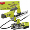 Mazacia pištoľ - Ryobi Lubricator R18GG-0 (Mazivo batérie Ryobi 1L 18V R18GG + 4AH)