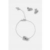 Náramok a náušnice Guess BELOVED JUBS06.000JW strieborná S