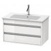 Duravit Ketho - Umývadlová skrinka 48x80x48 cm, 2 zásuvky, lesklá biela KT642902222