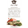 Dog’s Chef Atlantic Salmon & Trout with Asparagus LARGE BREED / Atlantický losos a pstruh na špargli, sladké zemiaky, pre VEĽKÉ PLEMENÁ, Balenie: 12 kg
