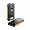 BOT Solárna powerbanka SP7 1 panel 10000mAh s káblami oranžová