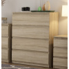 Komoda so 4 zásuvkami Carlos, dub sonoma, 75 cm