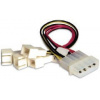 Akasa - 4-pin CPU Molex na 4 x 3-pin fan AK-CB001
