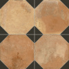 Peronda Dlažba FS Nonna black decor 45,2x45,2 cm mat FSNONNABK
