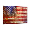 Obrázok na skle 165x110 Vlajka Ameriky (Obrázok na skle 165x110 Symbol vlajky USA v USA)