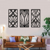 drevo zivota Drevený dekoračný panel ART Farebný vzor: Čierna, Veľkosť viacdielov: 60x40
