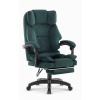 Ergonomická kancelárska stolička HC-1031 s podnožkou - zelená