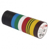 EMOS Izolačná páska PVC 15mm x 10m farebný mix 10 ks