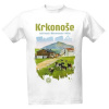 Tričko s potlačou Krkonoše / Luční bouda 002 / White pánské Bílá XS