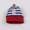 Dojčenská bavlnená čiapočka New Baby Marine - 74 (6-9m)