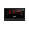 Orava RBD-612 radiobudík, LED displej, FM rádio, záložní napájení, SNOOZE, SLEEP, buzení rádiem, černá RBD-612