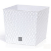Prosperplast kvetináč Rato Low Biela 26,5 cm